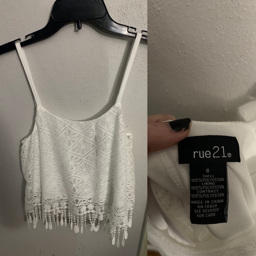 White tank top